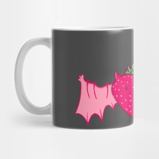 Kawaii Strawberry Vampire Bat Mug